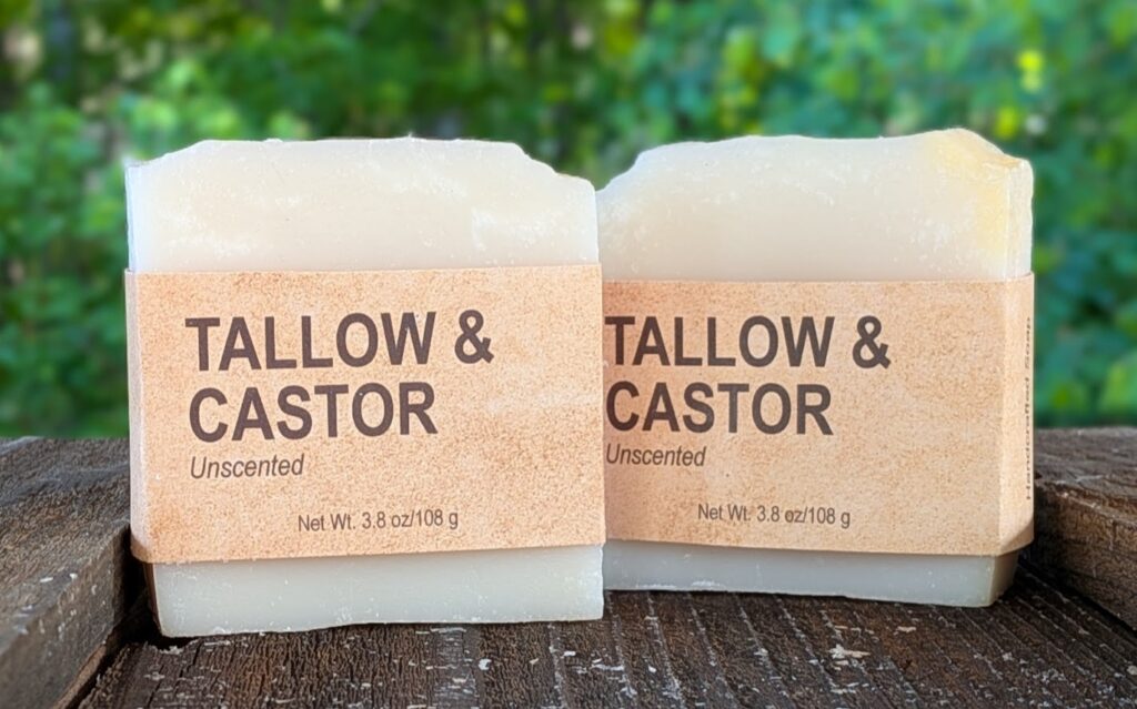 Tallow and Castor Unscented Soap