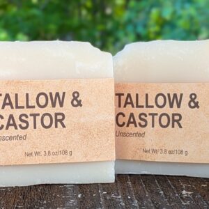 Tallow and Castor Unscented Soap